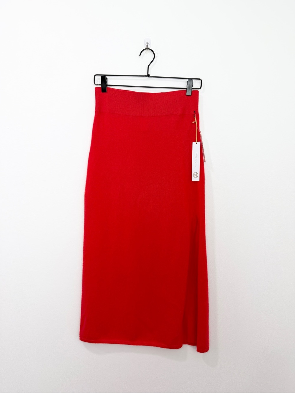 House of Harlow 1960 100% Cashmere Skirt Red NwT Size Medium